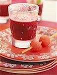 Watermelon and beetroot juice