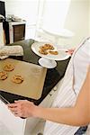 Woman Baking Cookies