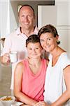 Portrait of Family in Kitchen