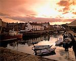 Fishing village in Ireland