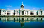 Das Custom House, Fluss Liffey, Dublin, Irland