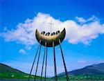 St. Brendan sculpture, Cahirciveen, Ring of Kerry, Co Kerry, Ireland