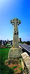 Keltische hohes Kreuz in Drumcliff, Drumcliff, Co. Sligo, Irland