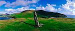 Ogham Stone, Dunmore Head, Dingle Peninsula, Co Kerry, Ireland