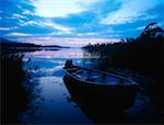 Coucher du soleil, Lough Leane, lacs de Killarney