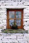 Traditional Cottage Windows, Bunratty Folk Park, Co Clare