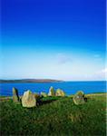 Cercle de pierres, Dooncarton, près de Belmullet Co Mayo