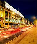 Christmas street scenes, Clery's Shop, O'Connell Street, Dublin, Ireland.