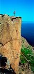 Rock Climbing, Fair Head, Co Antrim, Ireland