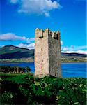 Carrickkildavnet Castle, Achill Island, Co Mayo, Ireland