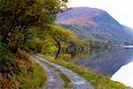 Lough Veagh, Glenveagh National Park, County Donegal, Ireland, Autumn scenic