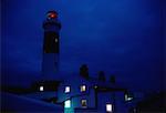 Rockabill, phare de County Dublin, Irlande