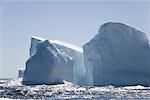 Icebergs près de Twillingate, Terre-Neuve, Canada