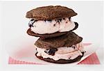 Cherry Ice Cream Sandwiches