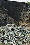 Trash and Waste Piled Up at Recycle Centre, Nantucket, Massachusetts, USA