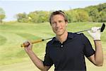 Portrait of Male Golfer