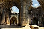 Interior of Nimrod Fortress, Golan Heights, Israel