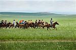 Naadam Festival Horse Race Near Xiwuzhumuqinqi, Inner Mongolia, China