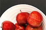 Close-up of apples in a bowl