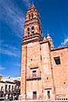 Vue d'angle faible d'une cathédrale, Catedral De Zacatecas, Zacatecas, Mexique