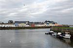 Houses along Claddagh Quay, Galway, County Galway, Ireland