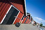 Cabins in Vaxholm, Stockholm, Sweden