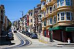 Streetcar Tracks, San Francisco, California, USA