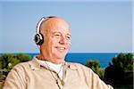 Man Listening to Music