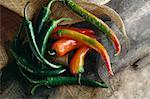 Fresh hot peppers