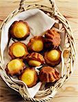 Basket of madeleines