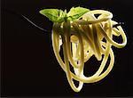 Spaghettis sur une fourche