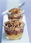 crumble aux pommes et de poires