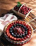 Summer fruit tart