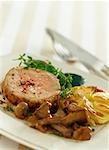 Veal Medaillons with chanterelles