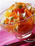 Vitamin salad with carrots and chicory