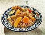 Traditional chicken couscous