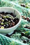 bowl of mixed olives