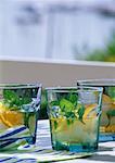 Mint and lemon Lillet