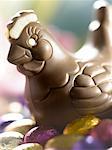 Chocolate Easter hen