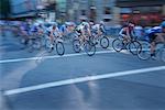 Bicycle Race in Vancouver, British Columbia, Canada