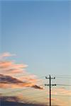 Big Sky Over Power Lines, Virginia, USA