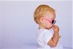 Toddler Wearing Sunglasses