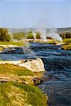 Thermalbad, Yellowstone Nationalpark, Wyoming, USA