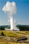 Geyser, Parc National de Yellowstone, Wyoming, USA