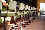 Row of Bar Stools, Gromitz, Schleswig-Holstein, Germany