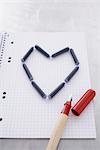 Ink Refills in the Shape of a Heart