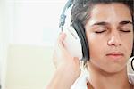 Teenager Listening to Music