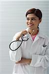 Médecin avec stéthoscope