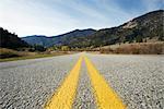 Close-up View of Road nahe Keremeos, Okanagan, British Columbia, Kanada