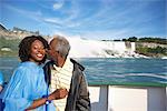 Couple in Boat by Niagara Falls, Niagara Falls, Ontario, Canada